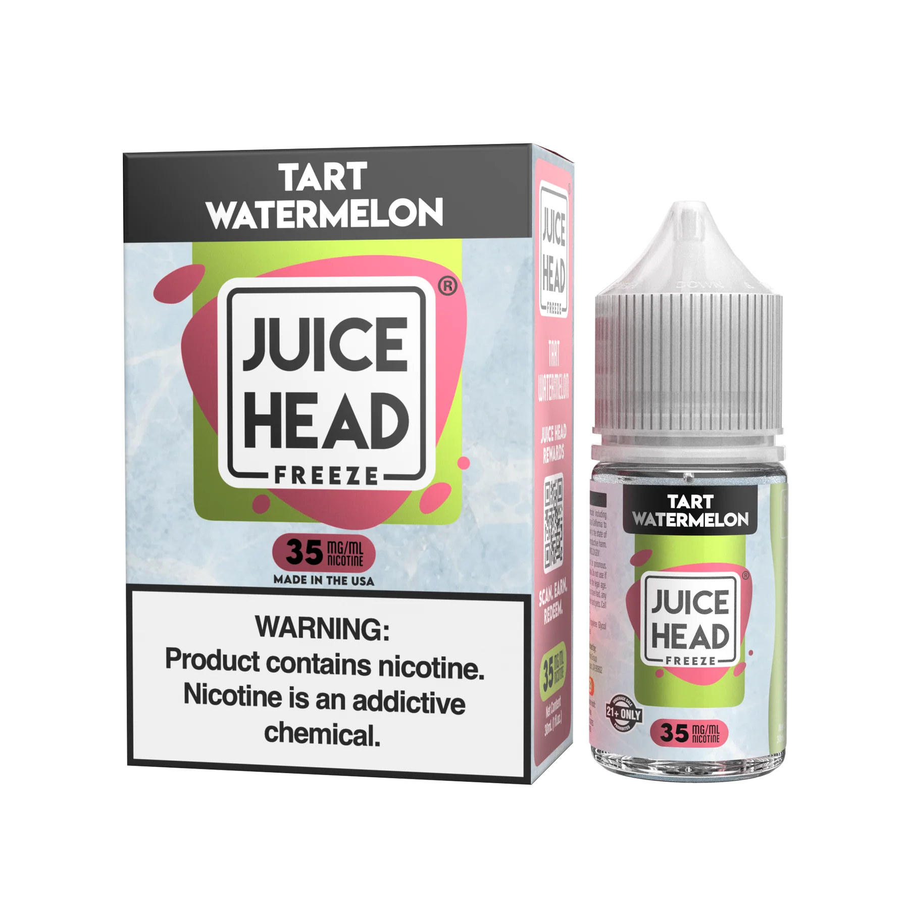 Juice Head Tart Watermelon Nic Salt (30mL)